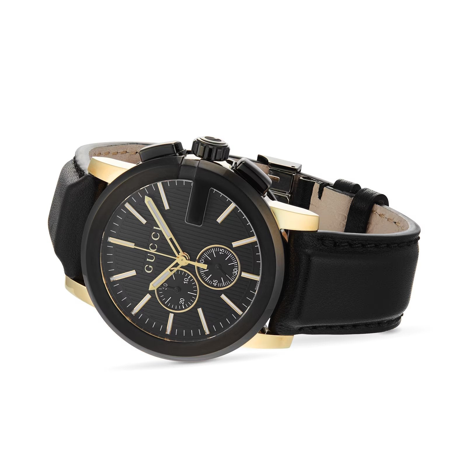 Gucci Men's G-Chrono Sophisticated Black Dial Watch