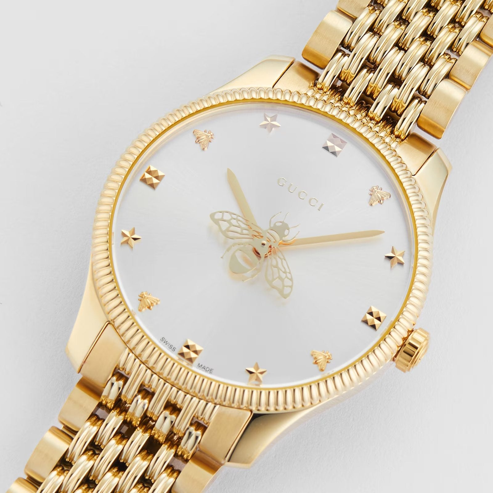 Elegant Gucci G-Timeless Women's 36mm Gold-Tone Watch