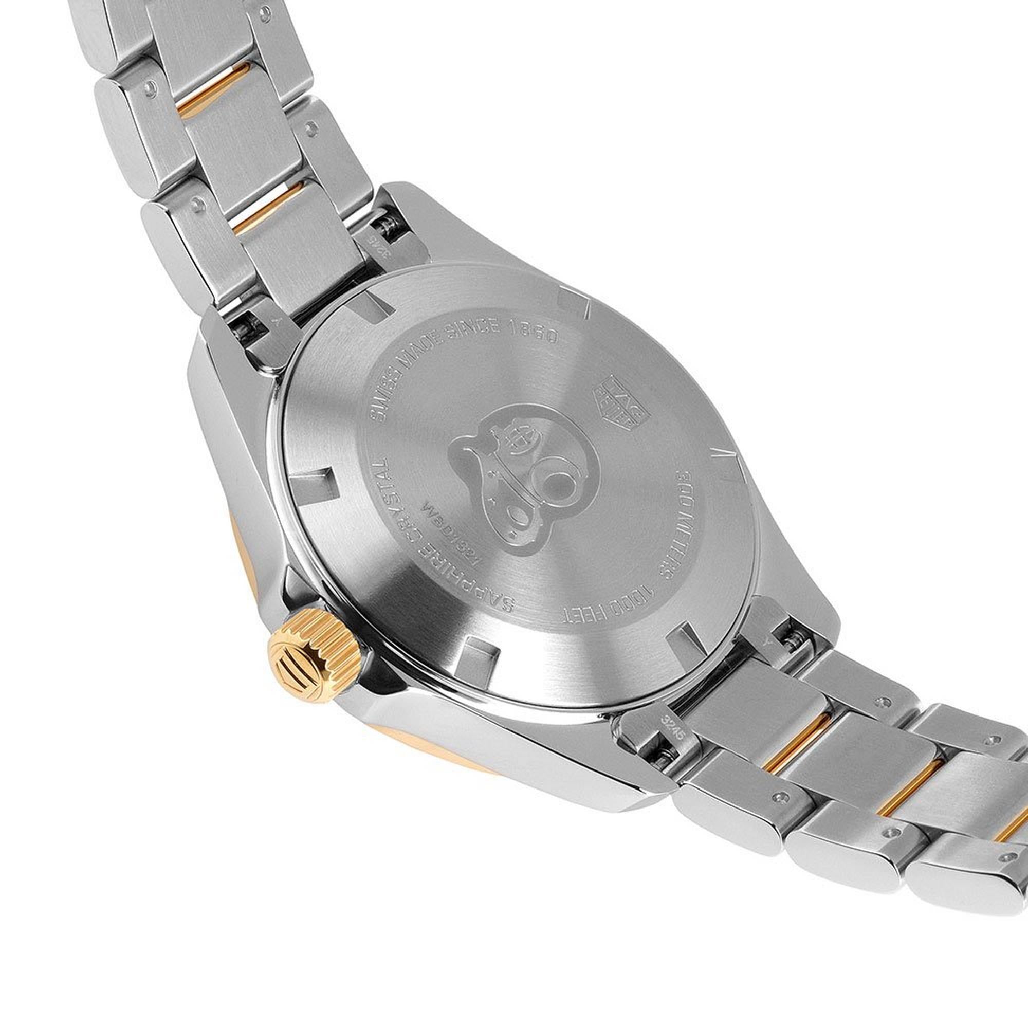 TAG Heuer Aquaracer Gold Plated and Stainless Steel Diamond Ladies Watch