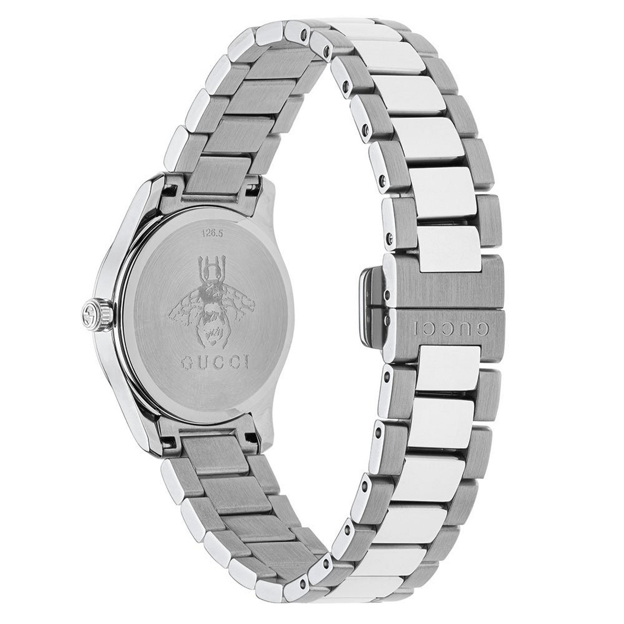 Gucci G-Timeless Silver-Tone Stainless Steel Ladies' Watch