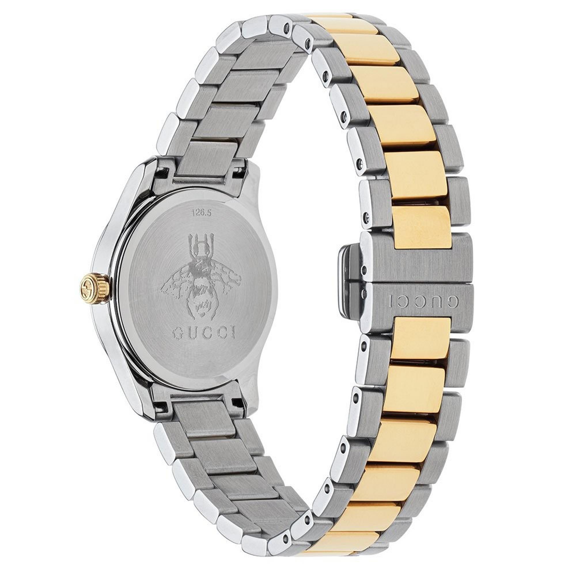 Timeless Elegance: Gucci G-Timeless Mystic Cat Two-Tone Ladies Watch