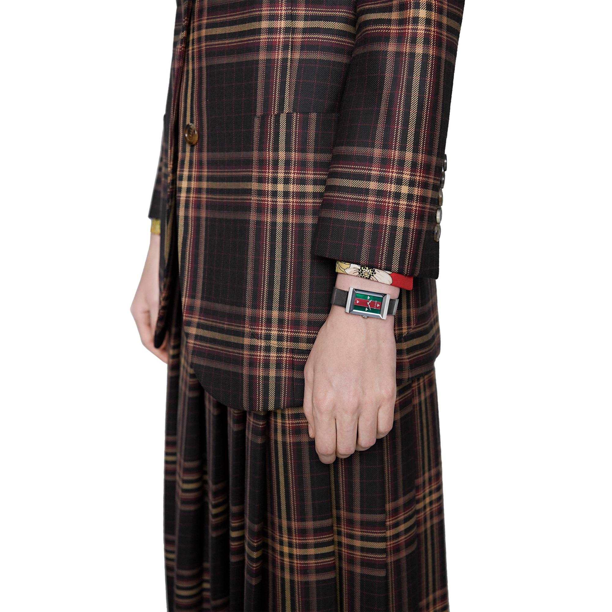 Elegant Gucci G-Frame Ladies' Stainless Steel Watch