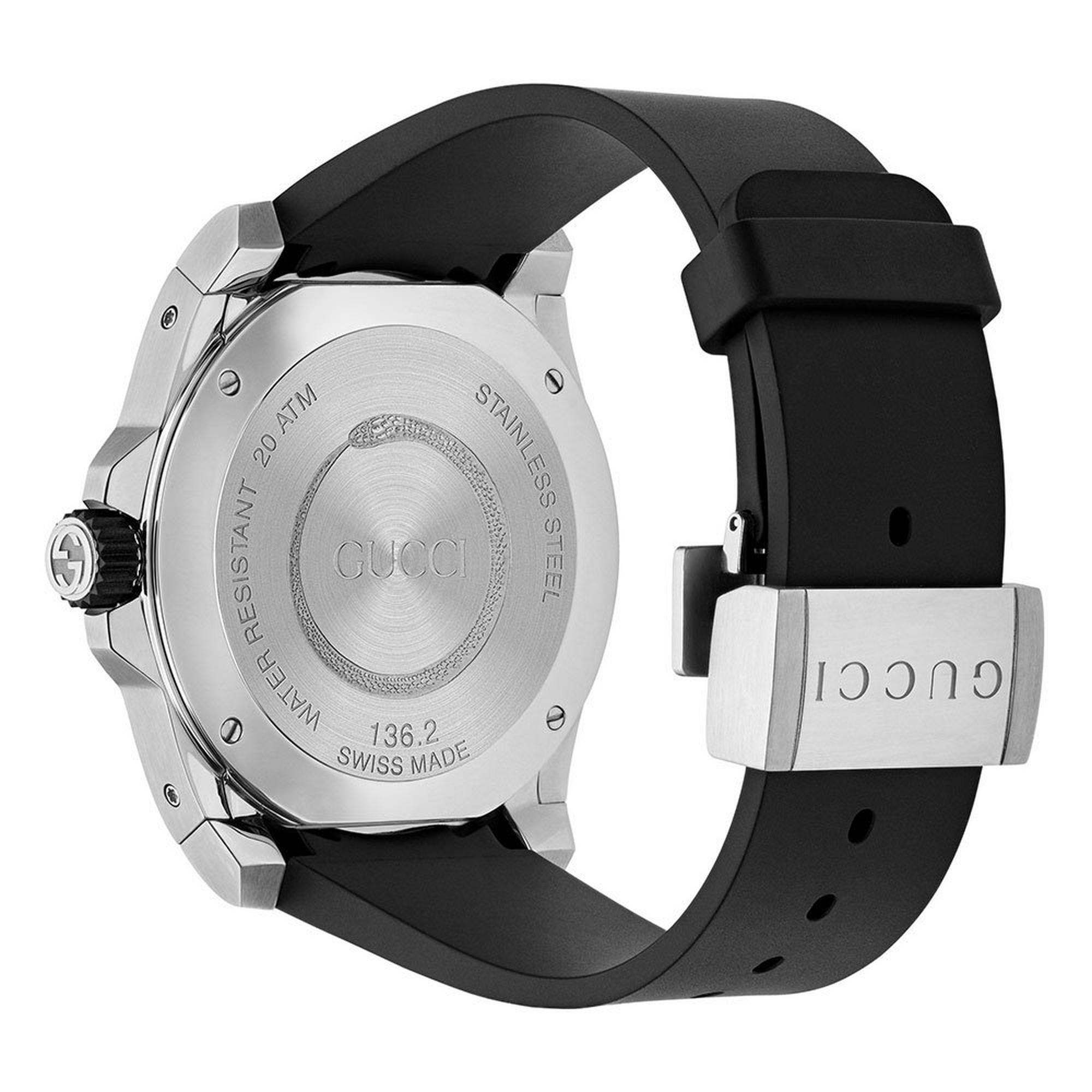 Gucci G-Timeless Kingsnake Dial Stainless Steel Men's Watch