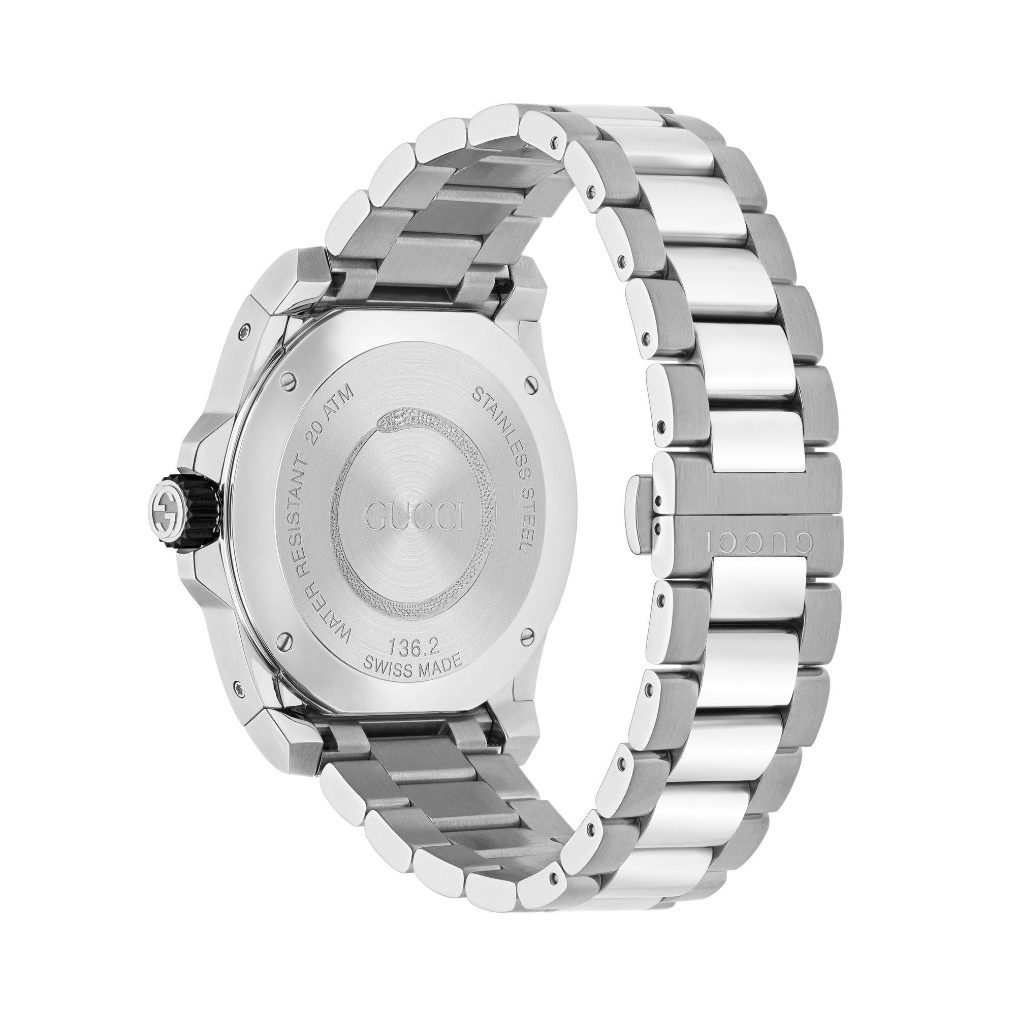 Gucci Dive YA136218 Men’s 45mm Automatic Stainless Steel Watch – Black Dial