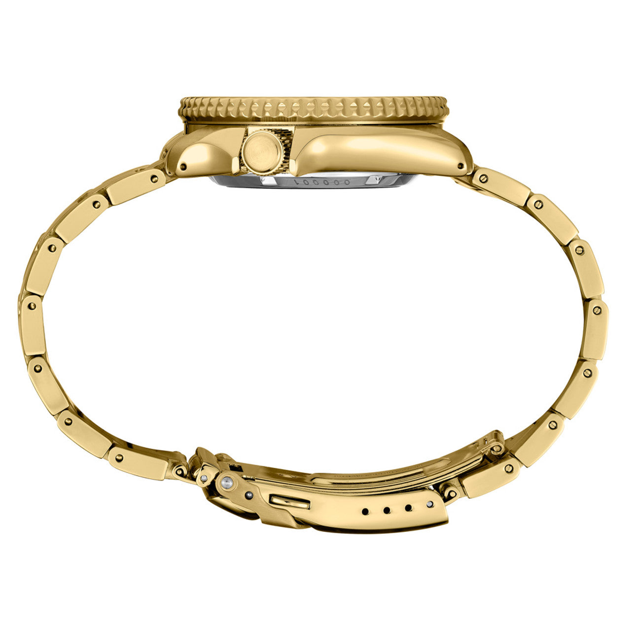 Seiko 5 Sports Automatic Watch with Blue Dial and Goldtone Case #SRPK20