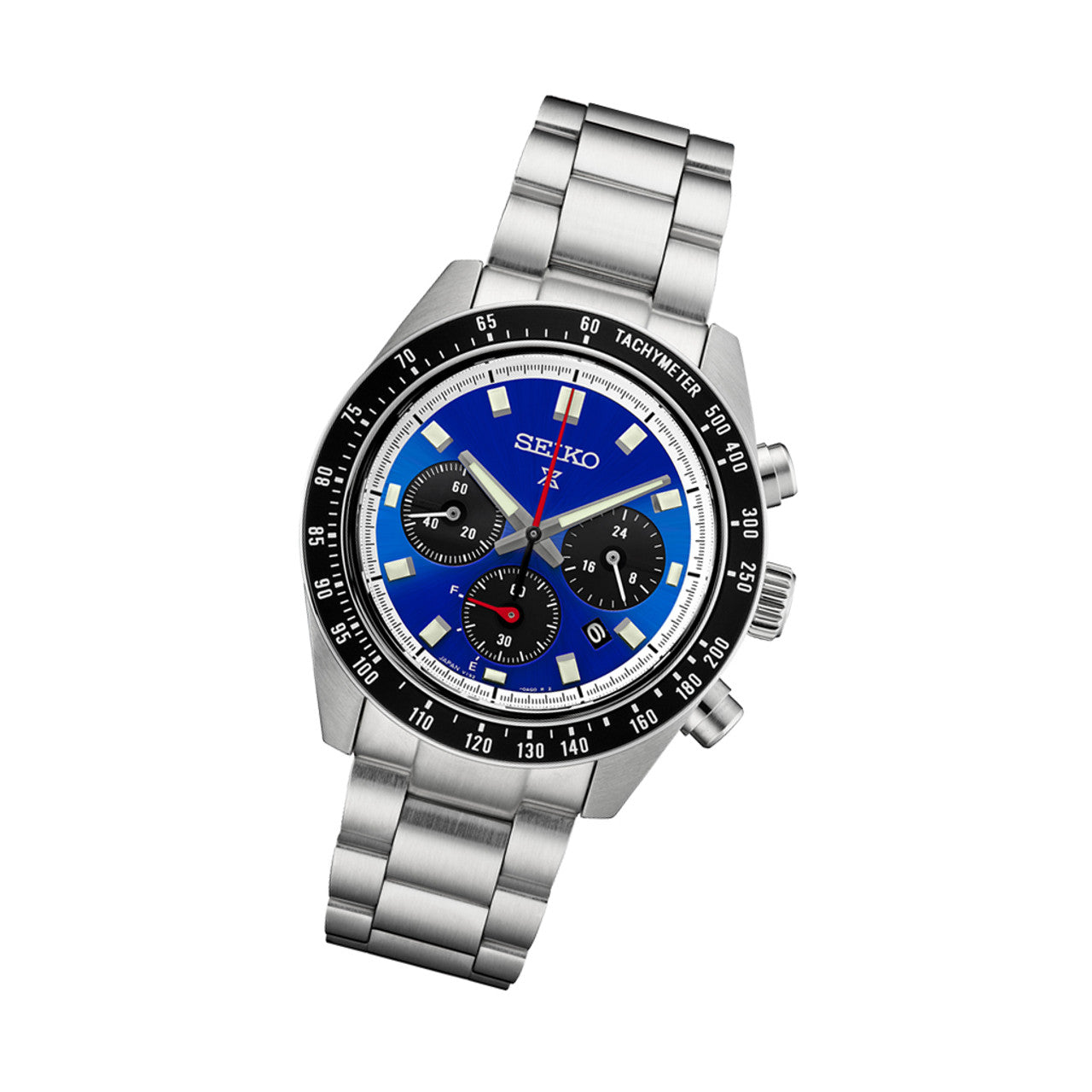 Seiko Prospex US Special Edition 41mm Speedtimer Solar Chronograph with Blue Dial #SSC931