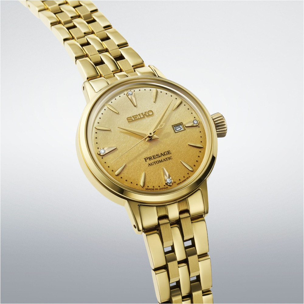 Seiko Presage 'Eggnog' SRE018J1 - Cocktail Time Women's Watch