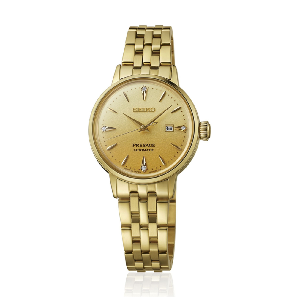 Seiko Presage 'Eggnog' SRE018J1 - Cocktail Time Women's Watch
