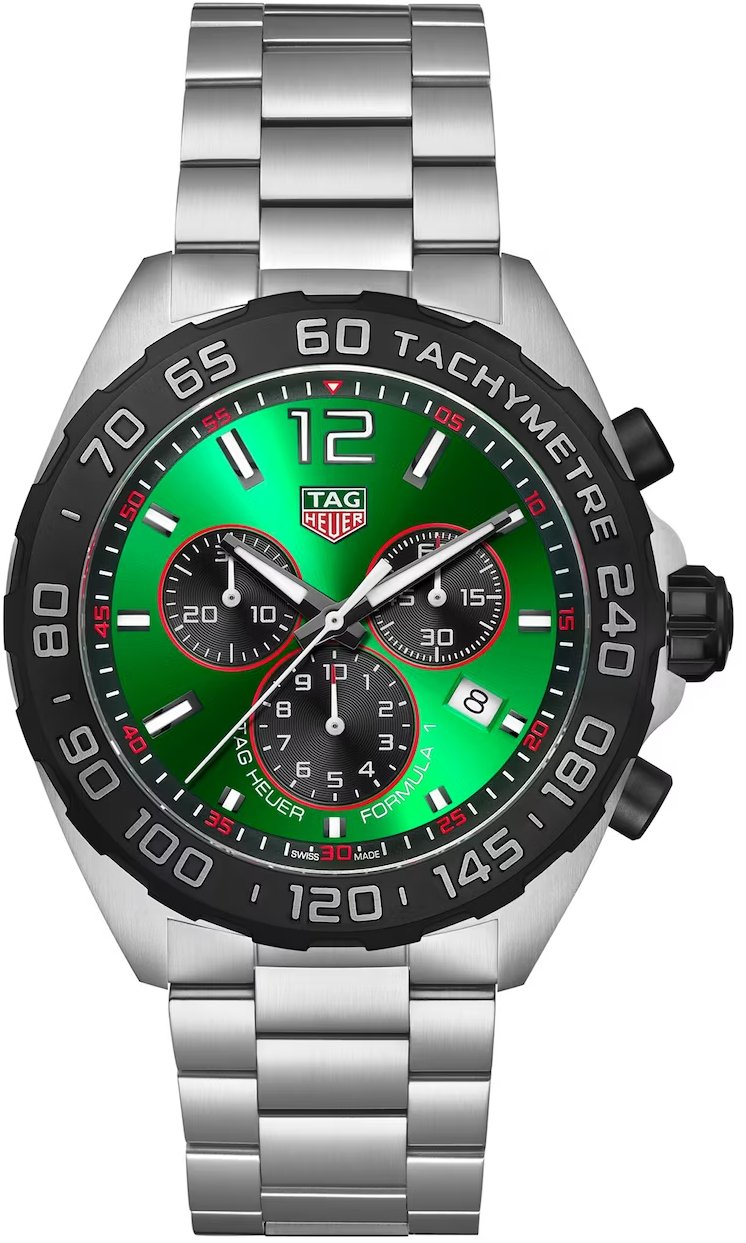 TAG Heuer Formula 1 Chronograph Green Bracelet