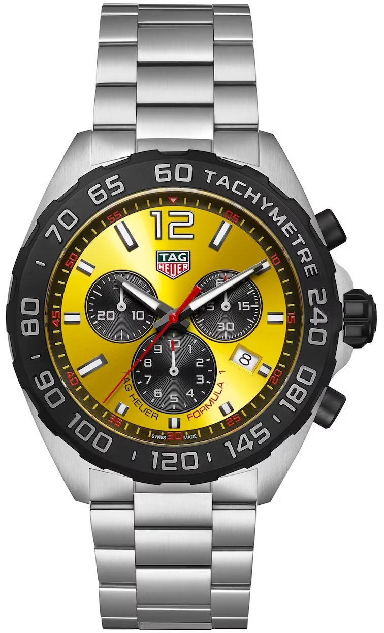 TAG Heuer Formula 1 Chronograph Yellow Bracelet