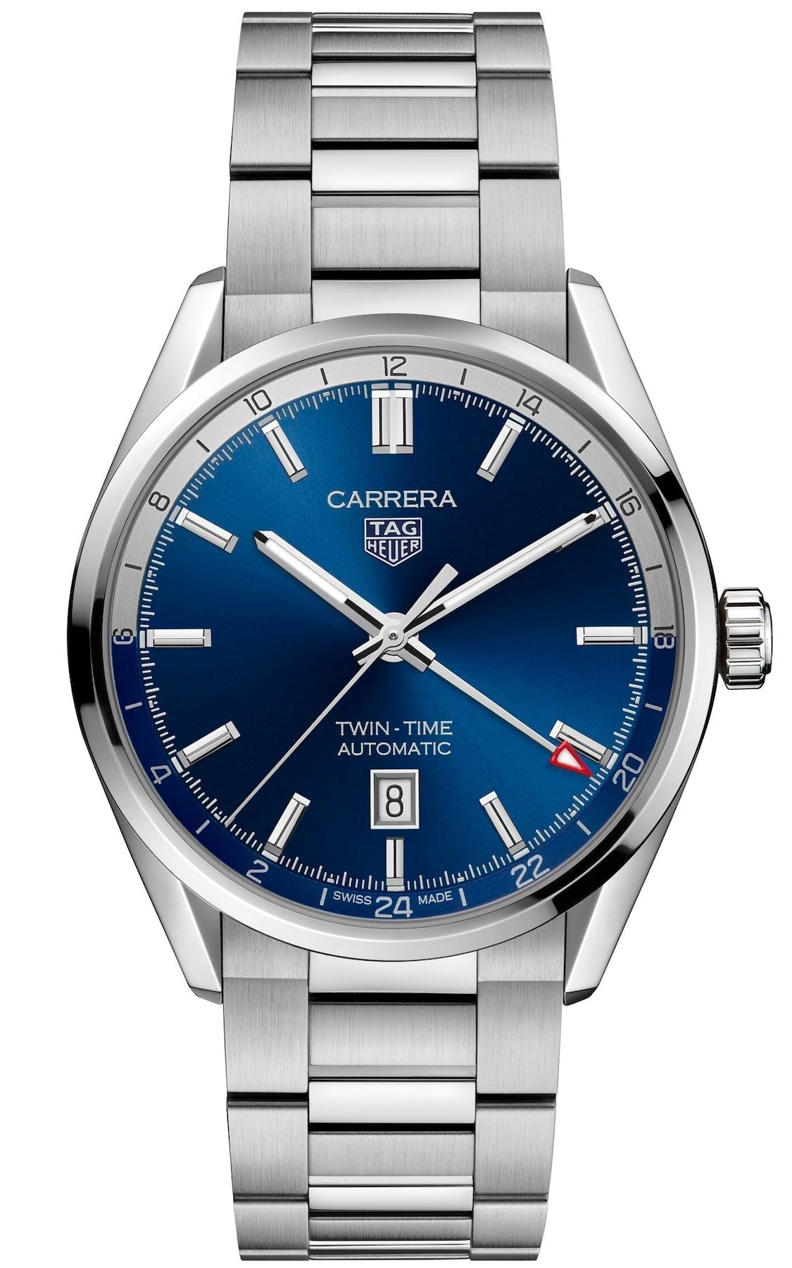 TAG Heuer Carrera Calibre 7 Twin Time Automatic Mens
