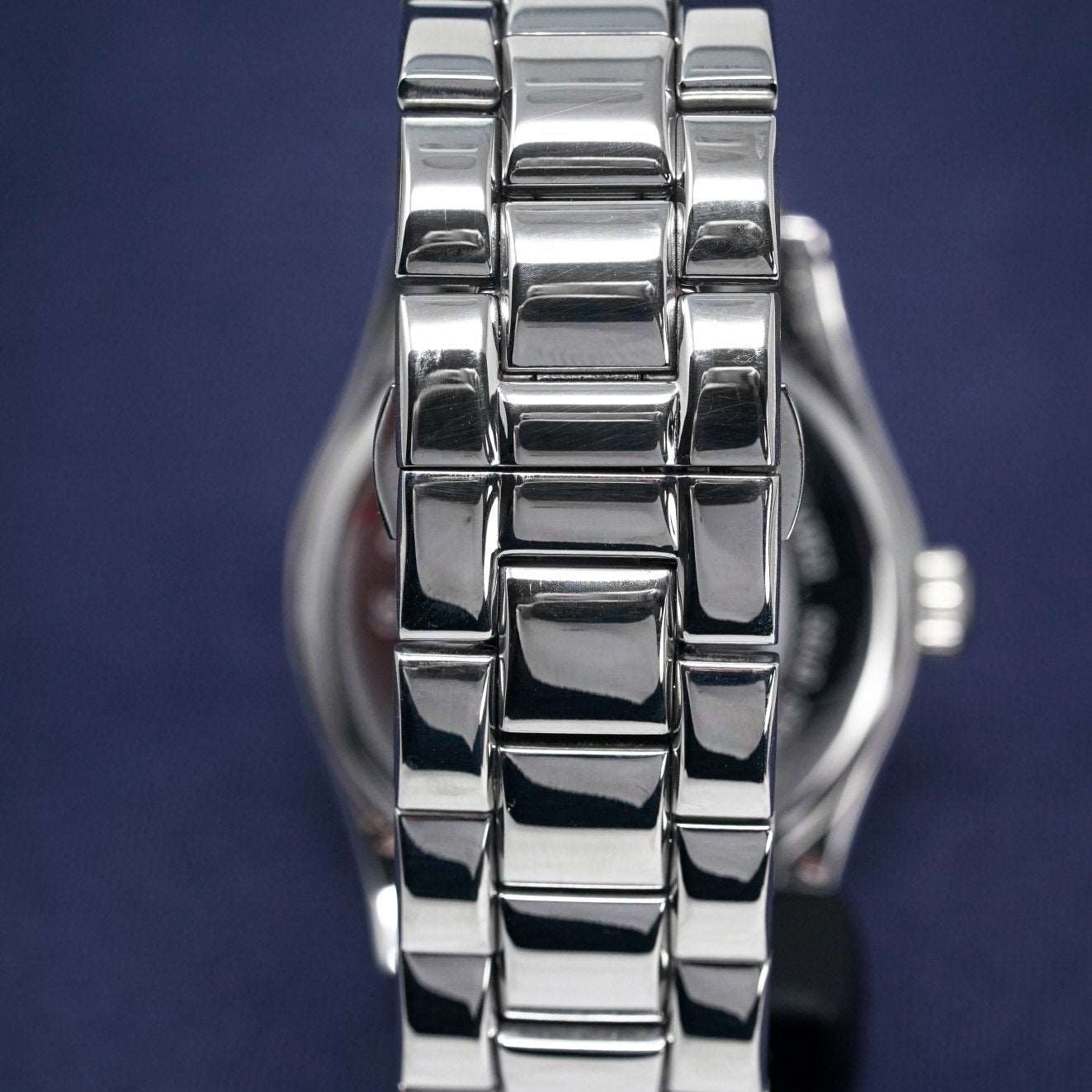 Emporio Armani AR0680 Men's Valente Black Dial Stainless Steel Watch