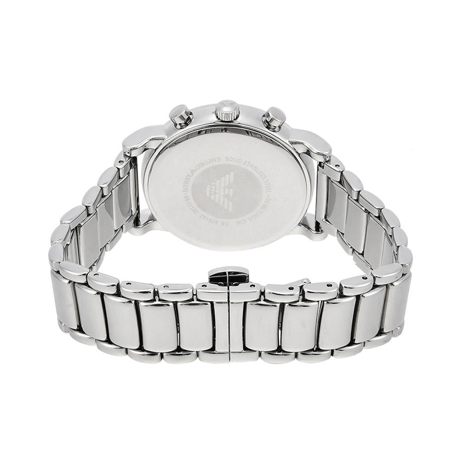 Emporio Armani AR11132 Men's Luigi Silver Chronograph Watch