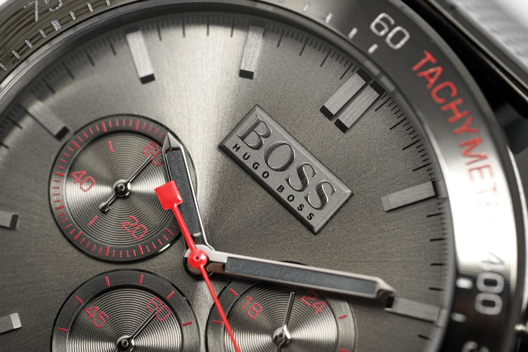 Hugo Boss Men's Watch Chronograph Ikon Grey Mesh HB1513443