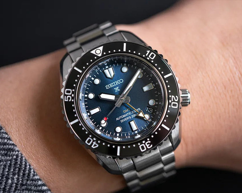 Seiko Prospex Diver Scuba Automatic Blue Dial Silver Steel Strap Watch for Men - SBEJ021