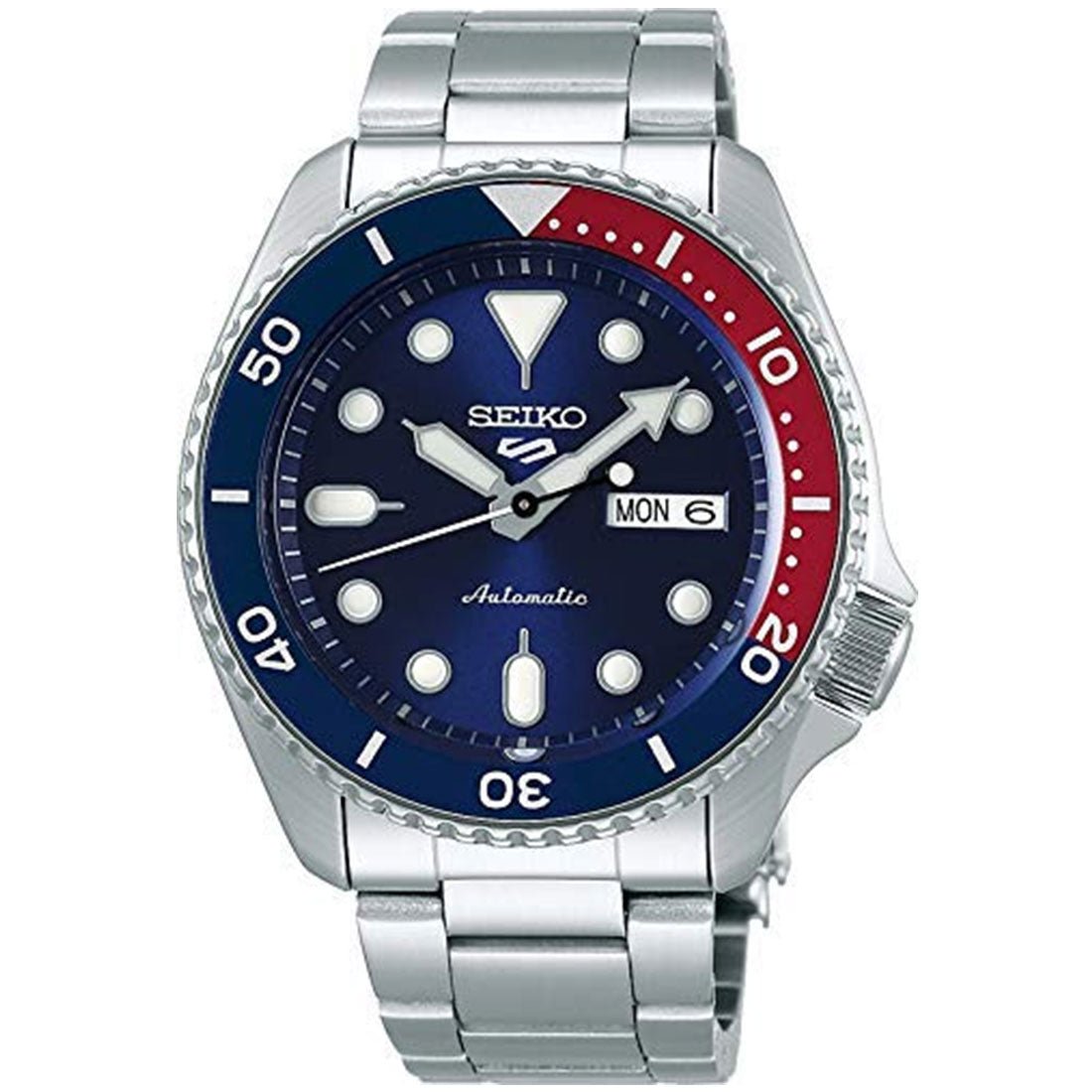 Seiko 5 Sports Blue Dial SRPD53K1 SRPD53 SRPD53K Stainless Steel Watch