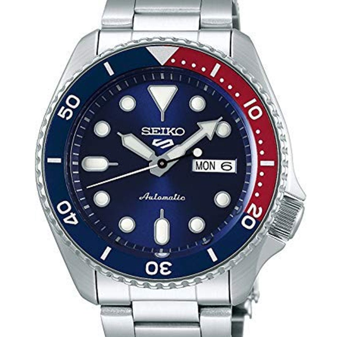 Seiko 5 Sports Blue Dial SRPD53K1 SRPD53 SRPD53K Stainless Steel Watch
