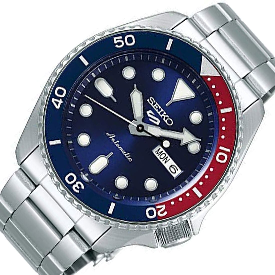 Seiko 5 Sports Blue Dial SRPD53K1 SRPD53 SRPD53K Stainless Steel Watch