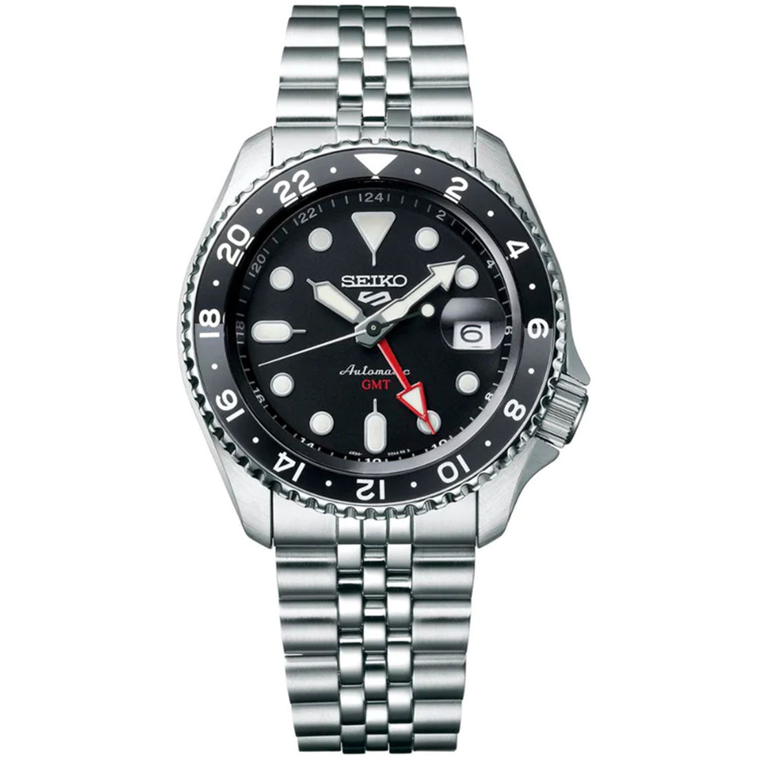 Seiko 5 Sports GMT SSK001K1 SSK001 Black Dial Automatic Watch