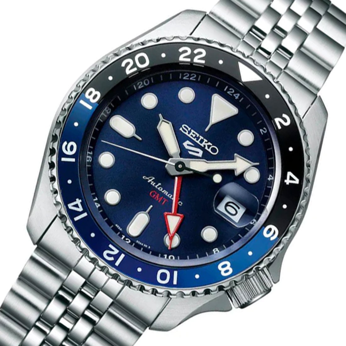 Seiko 5 Sports GMT SSK003 Blue Dial Automatic Watch