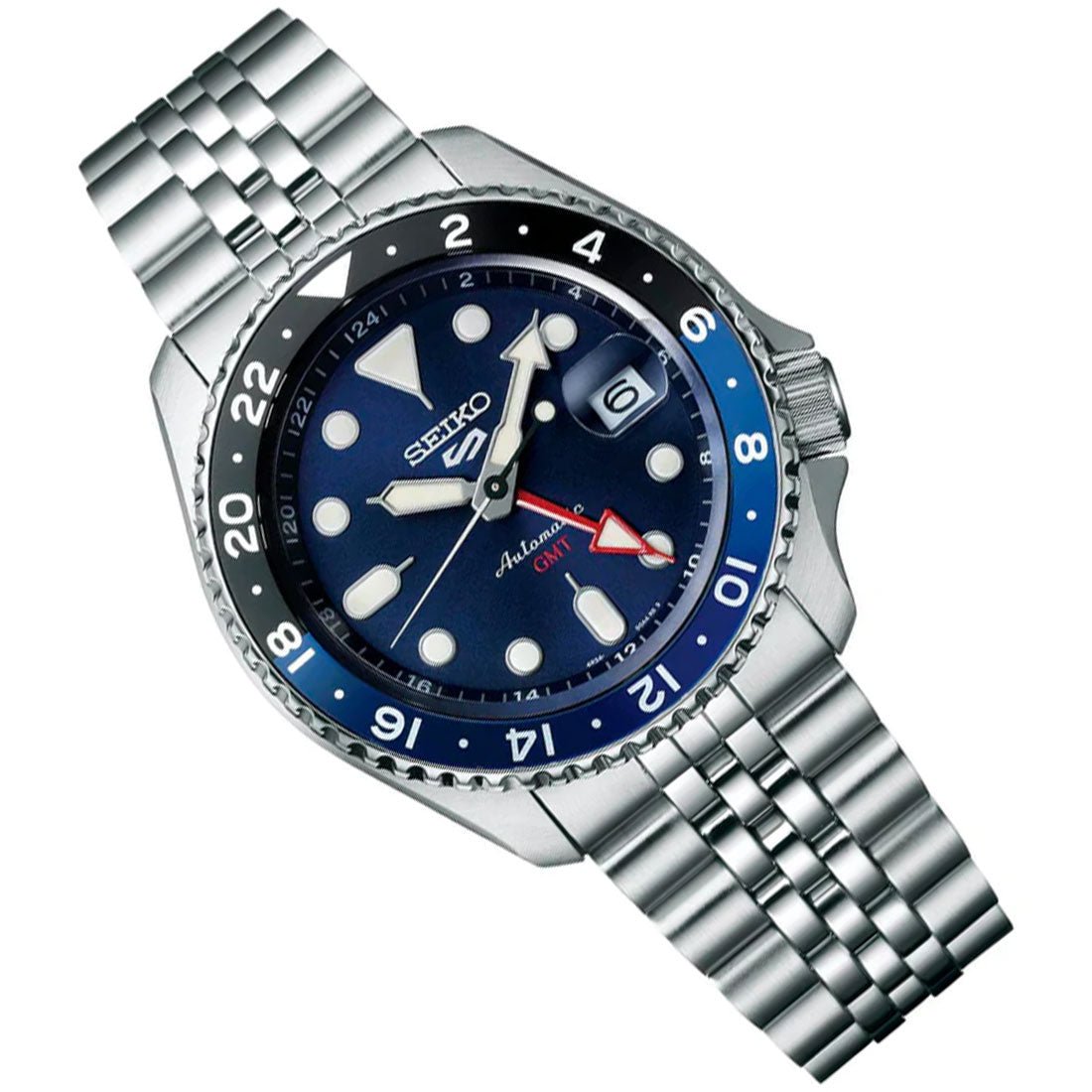 Seiko 5 Sports GMT SSK003 Blue Dial Automatic Watch