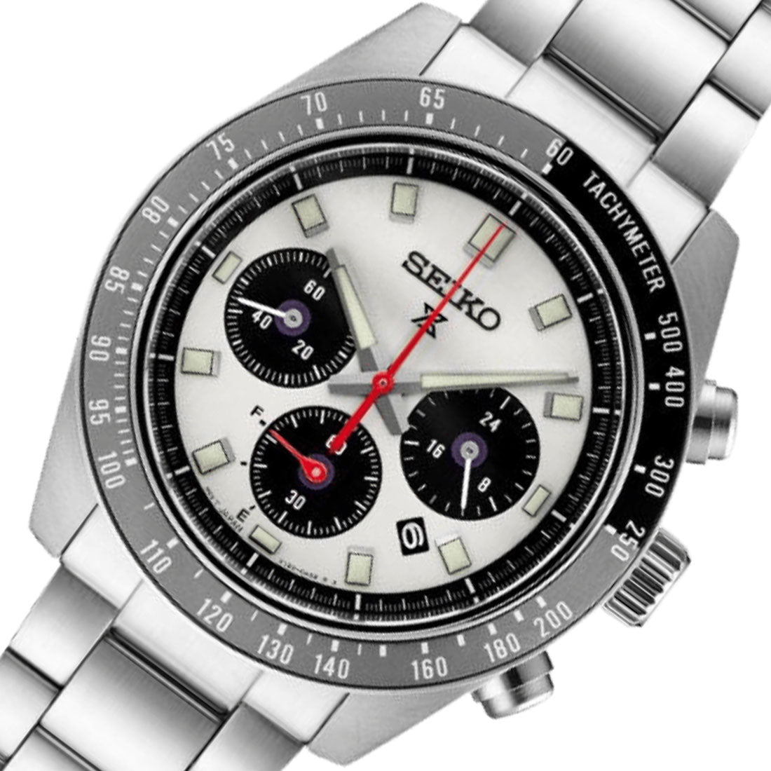 Seiko Prospex Speedtimer SSC911 SSC911P1 SSC911P Silver Dial Solar Chronograph Watch