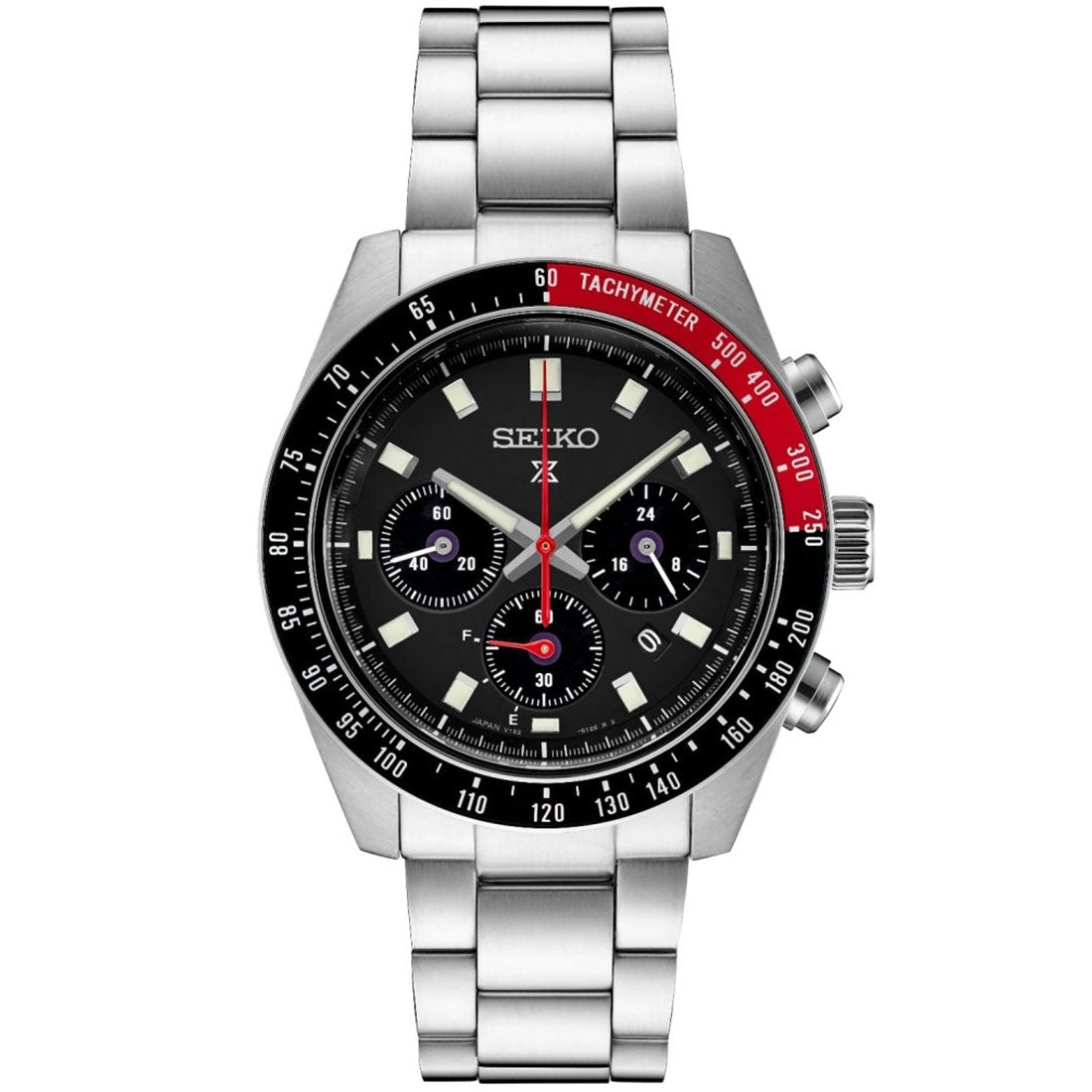 Seiko Prospex Speedtimer SSC915 SSC915P1 SSC915P Black Dial Solar Chronograph Watch