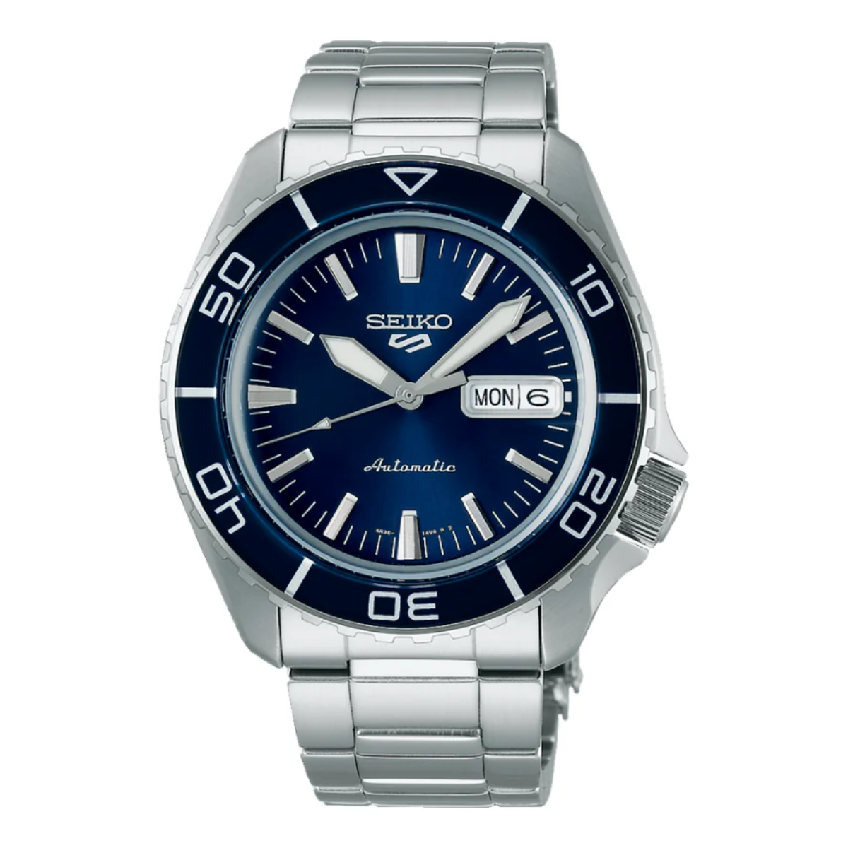 Seiko 5 Sports SRPK97K SRPK97K1 SRPK97 SKX Style Blue Dial Automatic Mens Watch