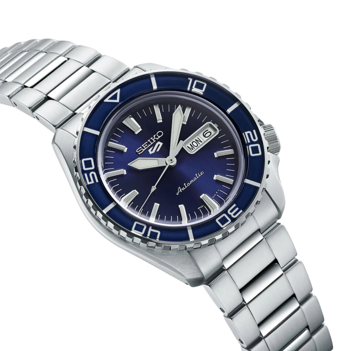 Seiko 5 Sports SRPK97K SRPK97K1 SRPK97 SKX Style Blue Dial Automatic Mens Watch
