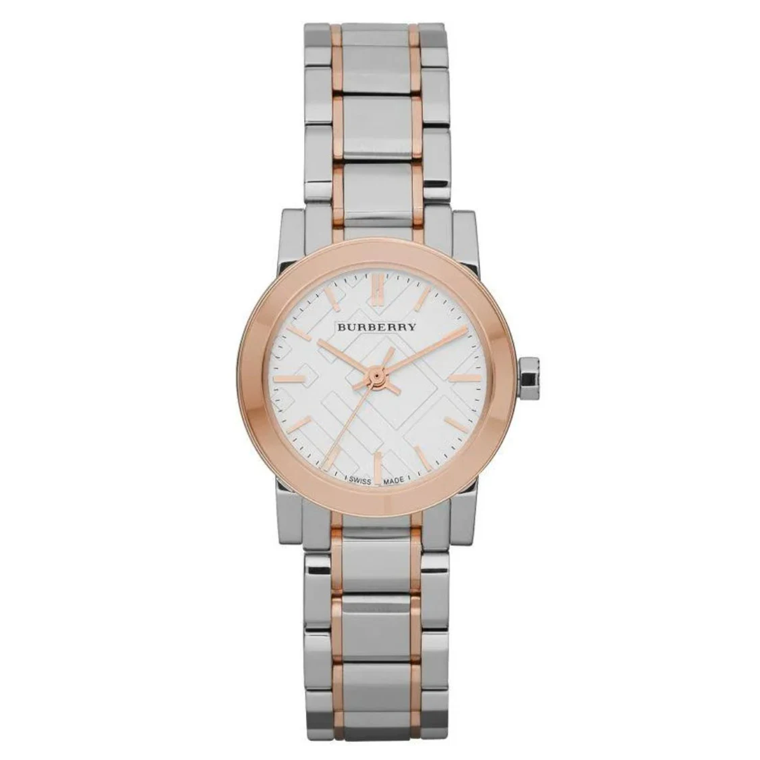Burberry Ladies Watch The City Two tone Rose Gold 26mm BU9205